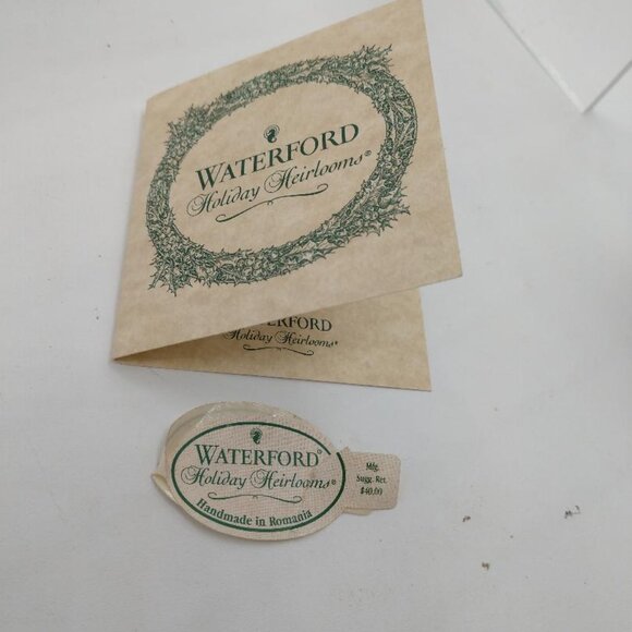 Waterford Holiday Heirlooms Irish Harvest Ball Ornament Made in Romania W/Box - Picture 6 of 13